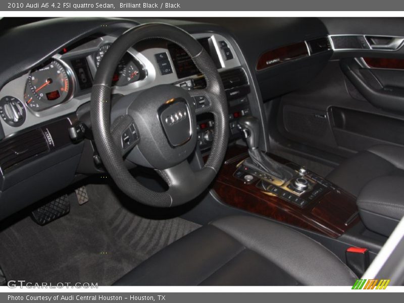 Brilliant Black / Black 2010 Audi A6 4.2 FSI quattro Sedan