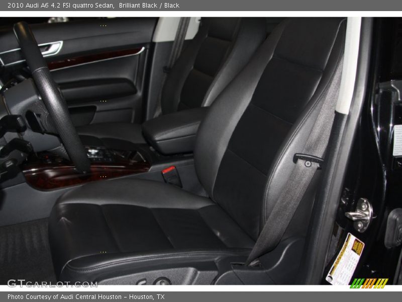 Brilliant Black / Black 2010 Audi A6 4.2 FSI quattro Sedan