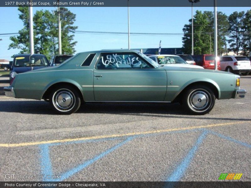  1977 Regal Coupe Medium Green Poly