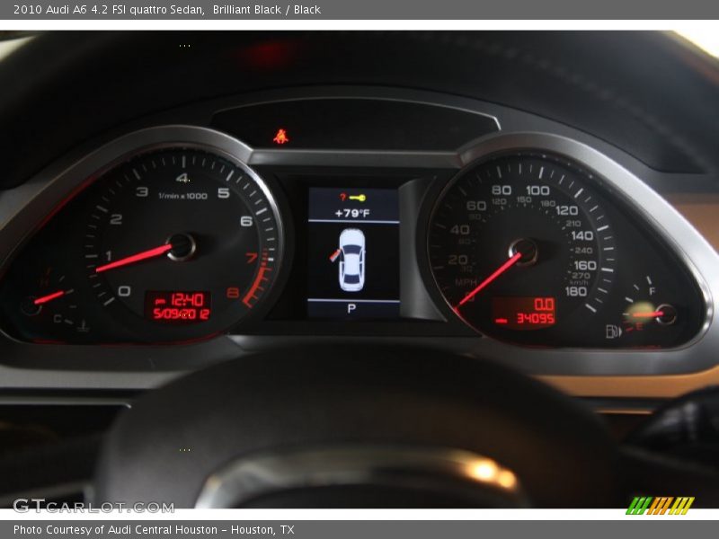Brilliant Black / Black 2010 Audi A6 4.2 FSI quattro Sedan