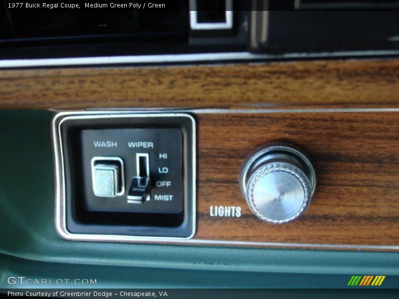 Controls of 1977 Regal Coupe