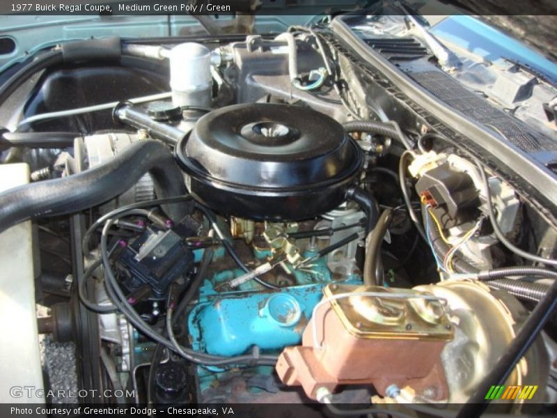  1977 Regal Coupe Engine - 3.8 Liter OHV 12-Valve V6