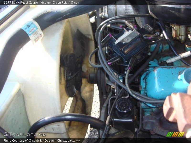 Medium Green Poly / Green 1977 Buick Regal Coupe