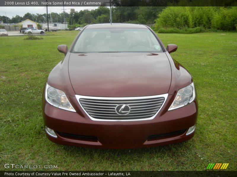 Noble Spinel Red Mica / Cashmere 2008 Lexus LS 460