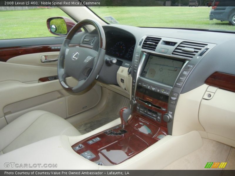 Noble Spinel Red Mica / Cashmere 2008 Lexus LS 460