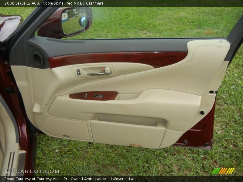 Noble Spinel Red Mica / Cashmere 2008 Lexus LS 460
