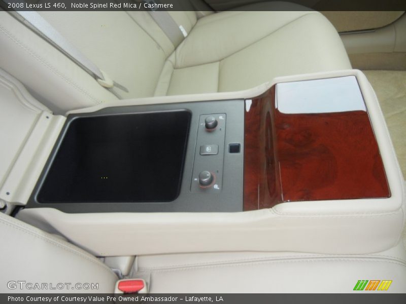 Noble Spinel Red Mica / Cashmere 2008 Lexus LS 460