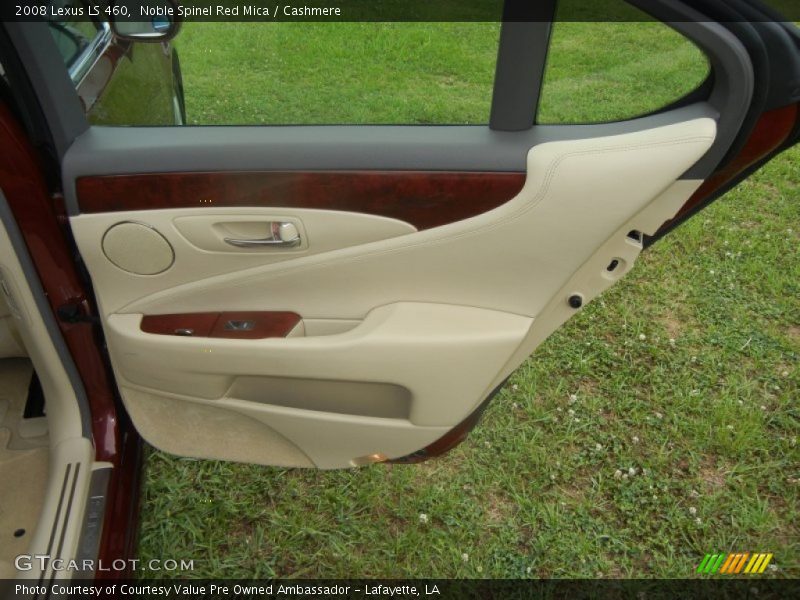 Noble Spinel Red Mica / Cashmere 2008 Lexus LS 460