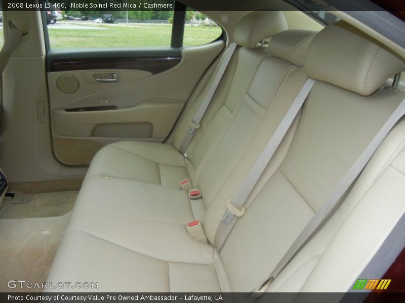 Noble Spinel Red Mica / Cashmere 2008 Lexus LS 460
