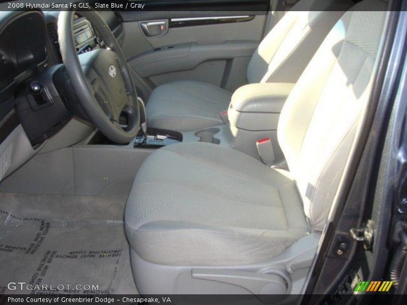 Slate Blue / Gray 2008 Hyundai Santa Fe GLS