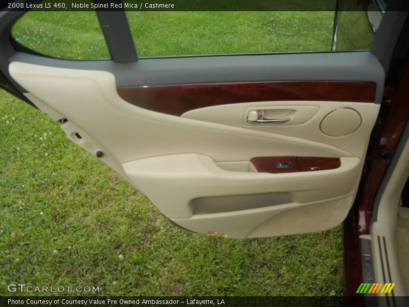 Noble Spinel Red Mica / Cashmere 2008 Lexus LS 460
