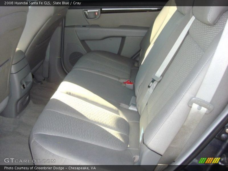 Slate Blue / Gray 2008 Hyundai Santa Fe GLS
