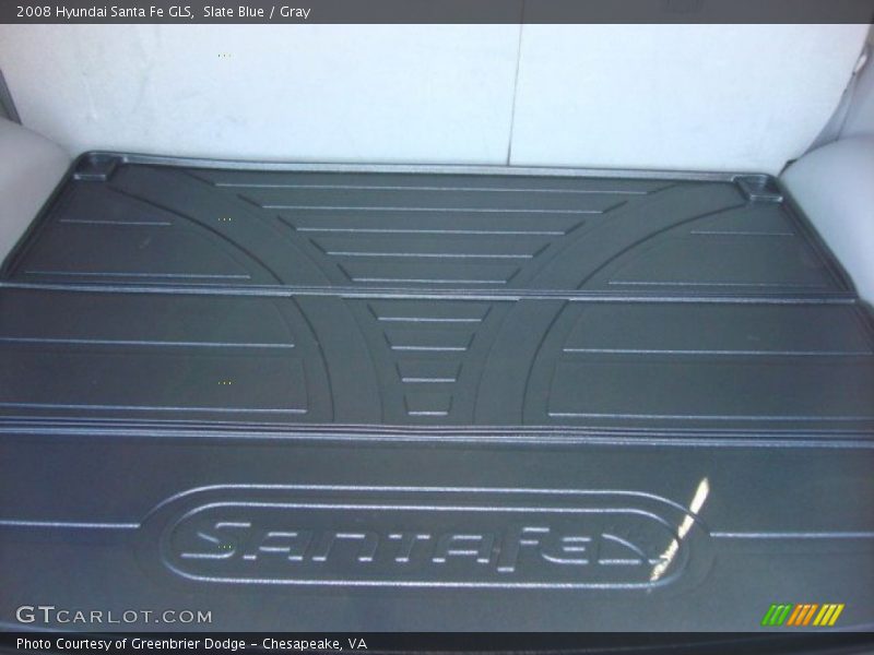 Slate Blue / Gray 2008 Hyundai Santa Fe GLS