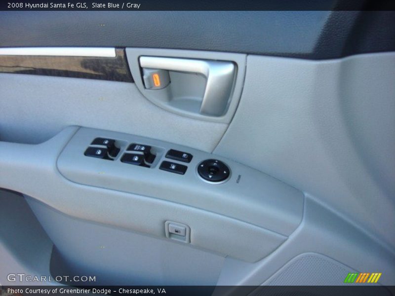 Slate Blue / Gray 2008 Hyundai Santa Fe GLS