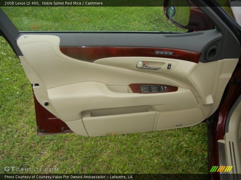 Noble Spinel Red Mica / Cashmere 2008 Lexus LS 460