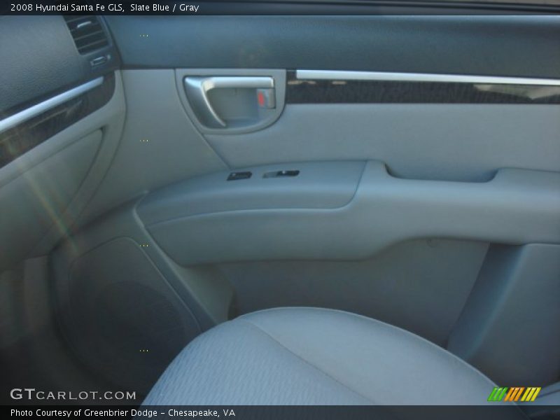 Slate Blue / Gray 2008 Hyundai Santa Fe GLS