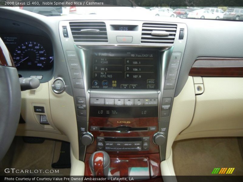 Noble Spinel Red Mica / Cashmere 2008 Lexus LS 460