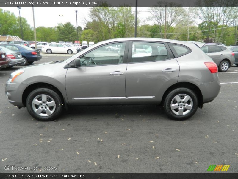 Platinum Graphite / Gray 2012 Nissan Rogue S AWD