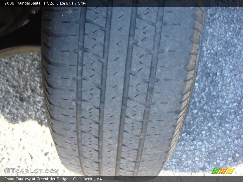 Slate Blue / Gray 2008 Hyundai Santa Fe GLS