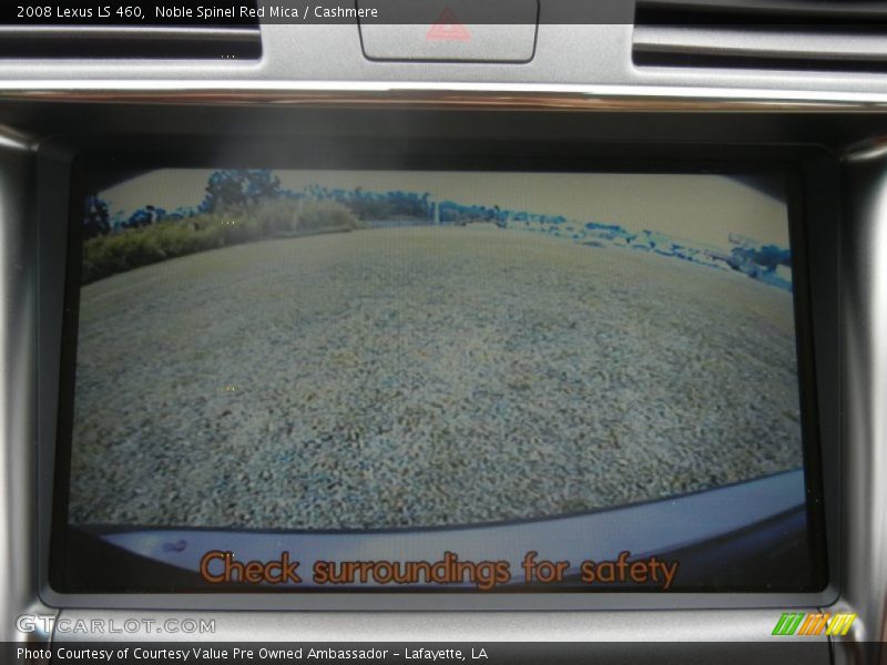 Noble Spinel Red Mica / Cashmere 2008 Lexus LS 460