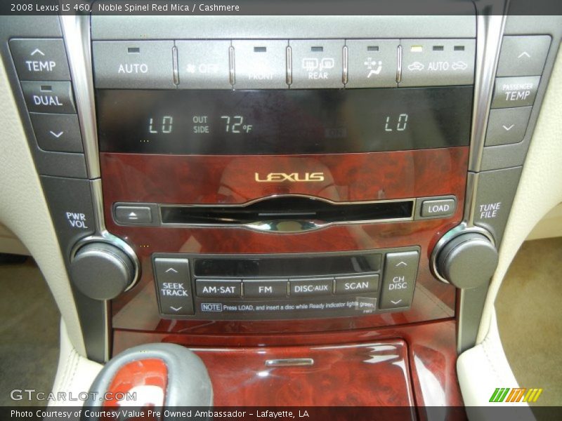 Noble Spinel Red Mica / Cashmere 2008 Lexus LS 460