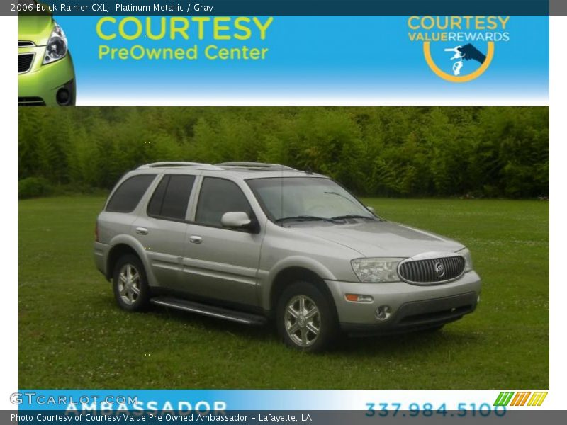 Platinum Metallic / Gray 2006 Buick Rainier CXL
