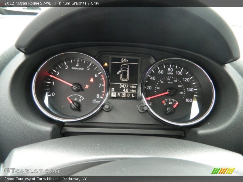 Platinum Graphite / Gray 2012 Nissan Rogue S AWD