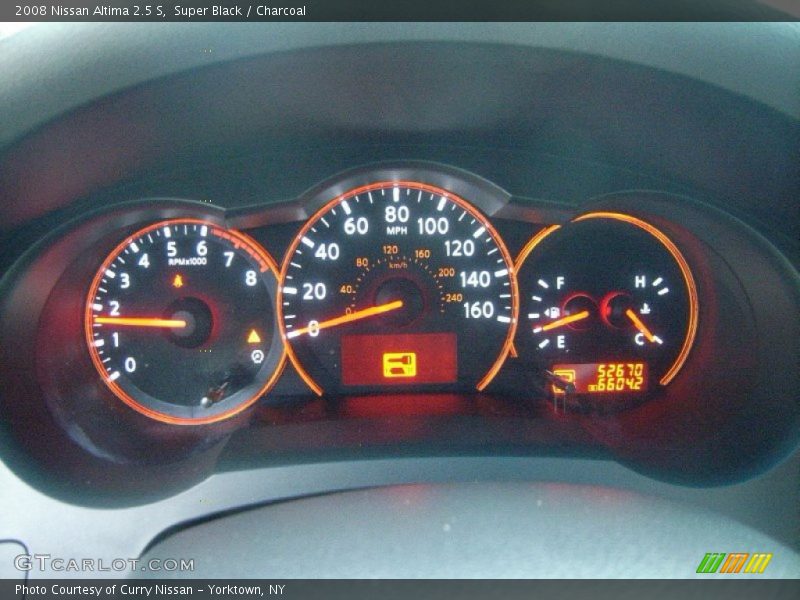 Super Black / Charcoal 2008 Nissan Altima 2.5 S