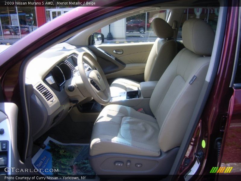 Merlot Metallic / Beige 2009 Nissan Murano S AWD