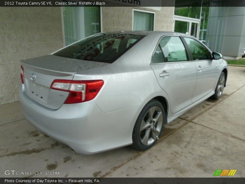 Classic Silver Metallic / Black 2012 Toyota Camry SE V6
