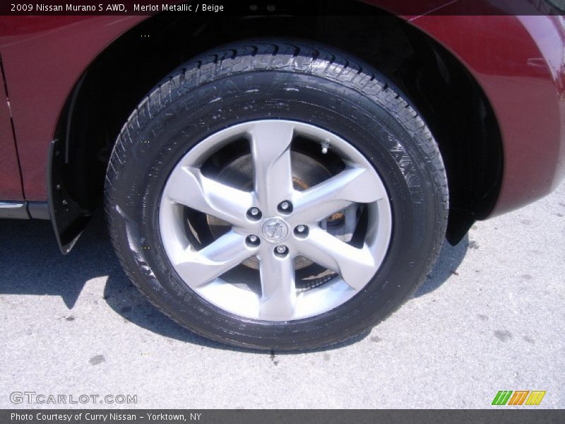 Merlot Metallic / Beige 2009 Nissan Murano S AWD