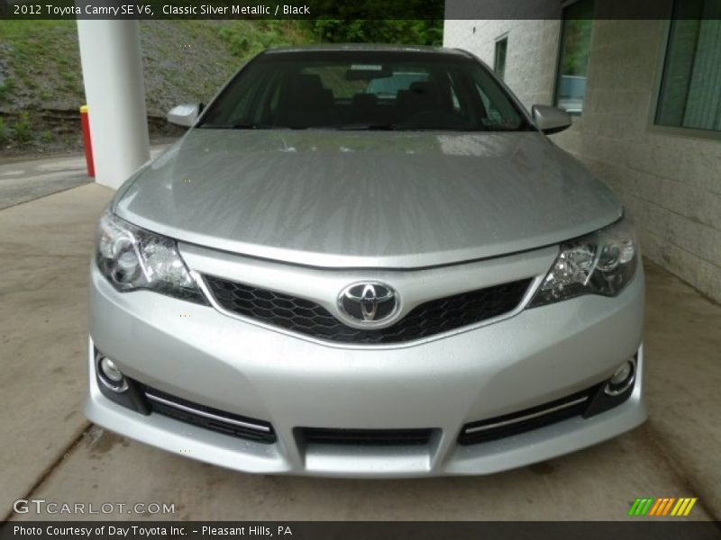 Classic Silver Metallic / Black 2012 Toyota Camry SE V6