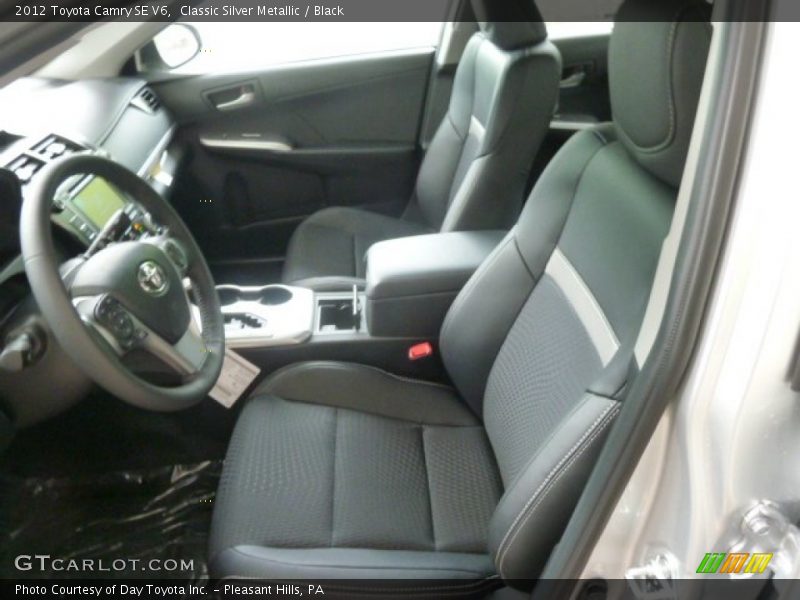 Classic Silver Metallic / Black 2012 Toyota Camry SE V6
