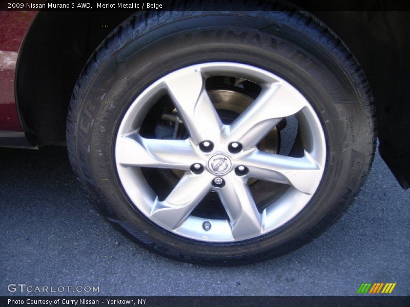 Merlot Metallic / Beige 2009 Nissan Murano S AWD