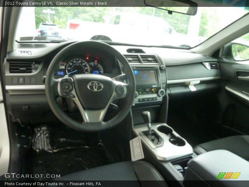 Classic Silver Metallic / Black 2012 Toyota Camry SE V6