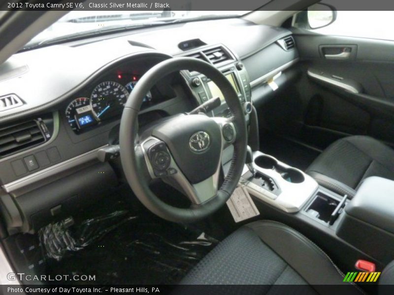 Classic Silver Metallic / Black 2012 Toyota Camry SE V6