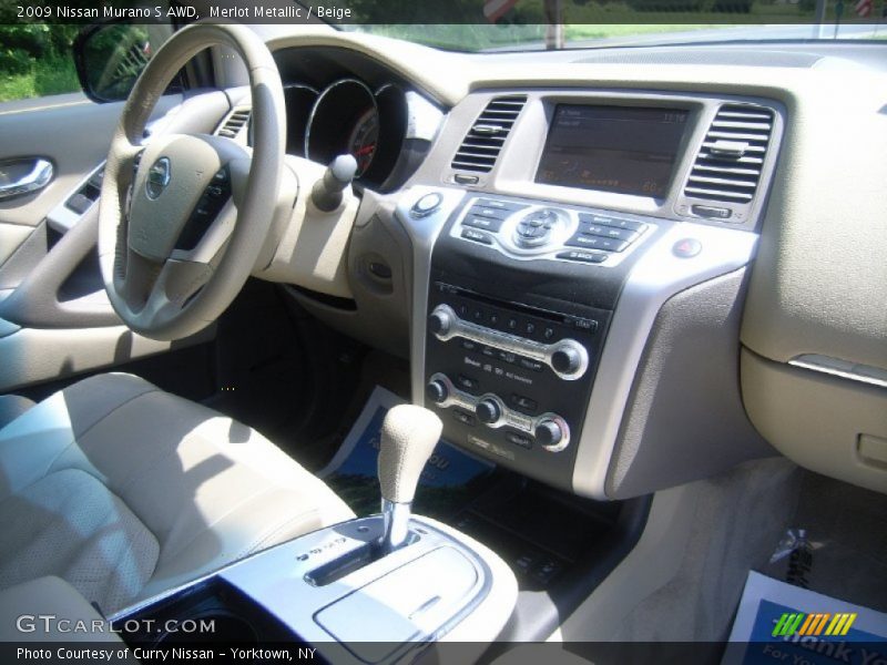 Merlot Metallic / Beige 2009 Nissan Murano S AWD