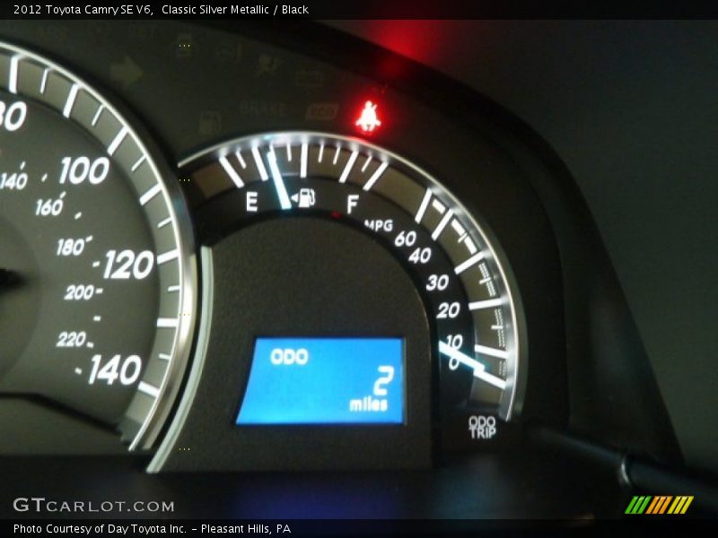 Classic Silver Metallic / Black 2012 Toyota Camry SE V6