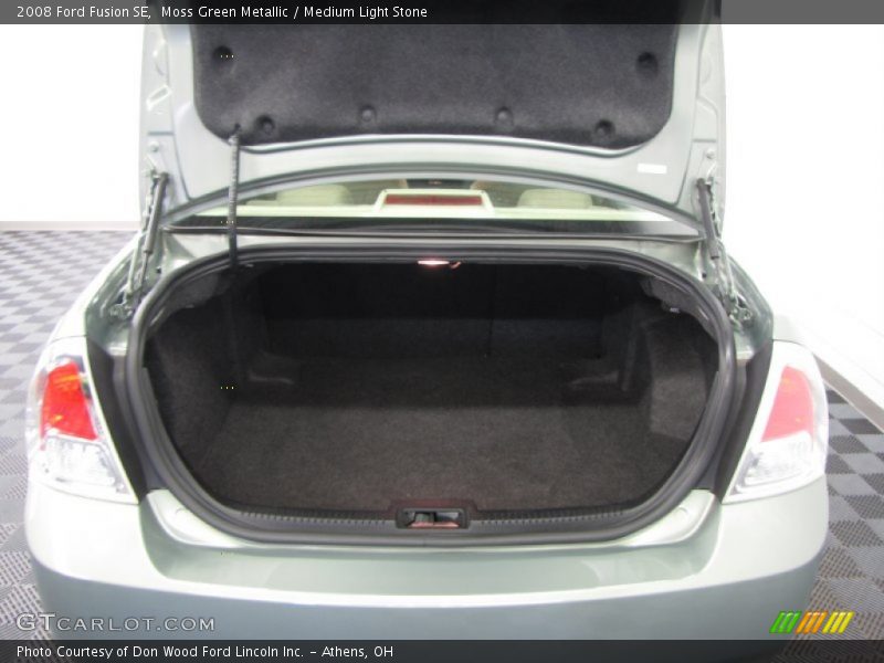 Moss Green Metallic / Medium Light Stone 2008 Ford Fusion SE
