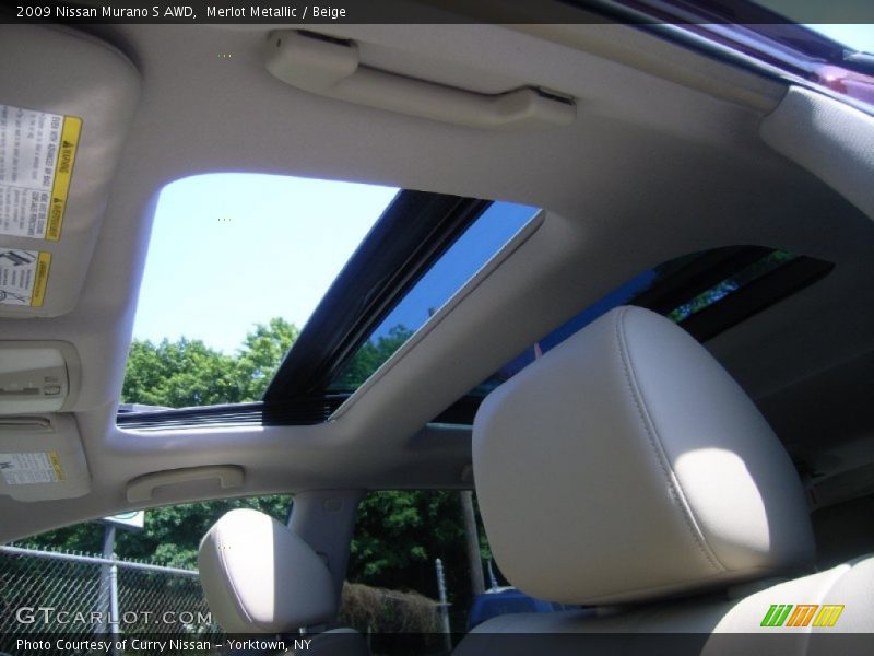 Merlot Metallic / Beige 2009 Nissan Murano S AWD