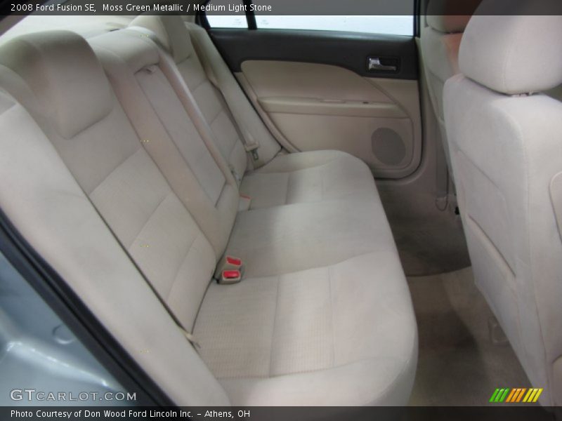 Moss Green Metallic / Medium Light Stone 2008 Ford Fusion SE