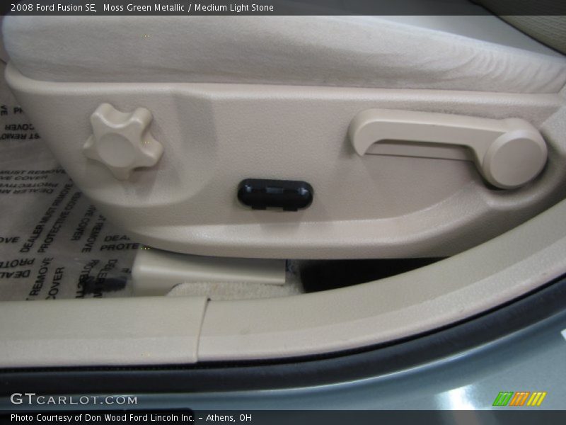 Moss Green Metallic / Medium Light Stone 2008 Ford Fusion SE