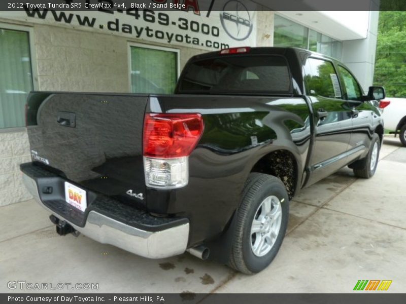 Black / Sand Beige 2012 Toyota Tundra SR5 CrewMax 4x4