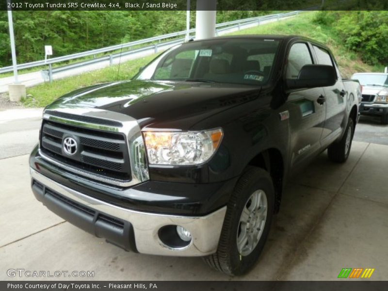 Black / Sand Beige 2012 Toyota Tundra SR5 CrewMax 4x4