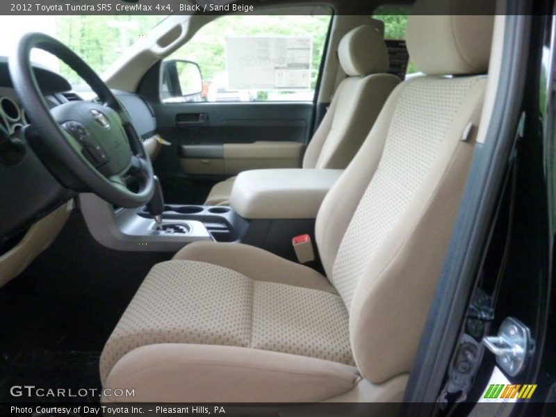 Black / Sand Beige 2012 Toyota Tundra SR5 CrewMax 4x4