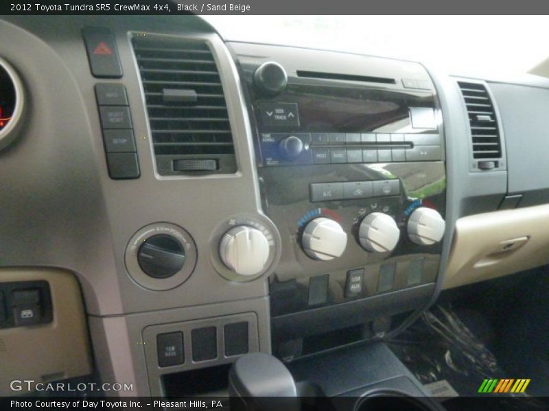 Black / Sand Beige 2012 Toyota Tundra SR5 CrewMax 4x4