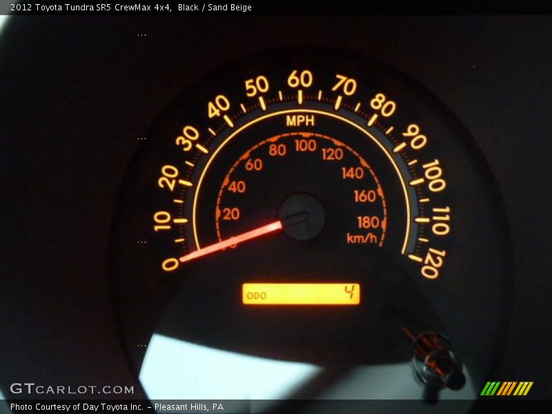 Black / Sand Beige 2012 Toyota Tundra SR5 CrewMax 4x4