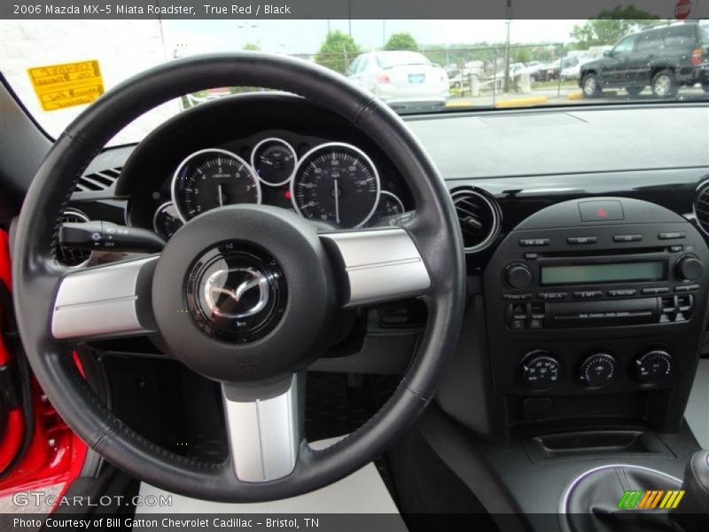 True Red / Black 2006 Mazda MX-5 Miata Roadster