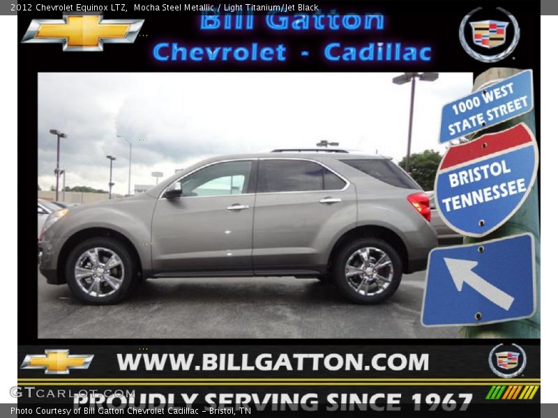Mocha Steel Metallic / Light Titanium/Jet Black 2012 Chevrolet Equinox LTZ