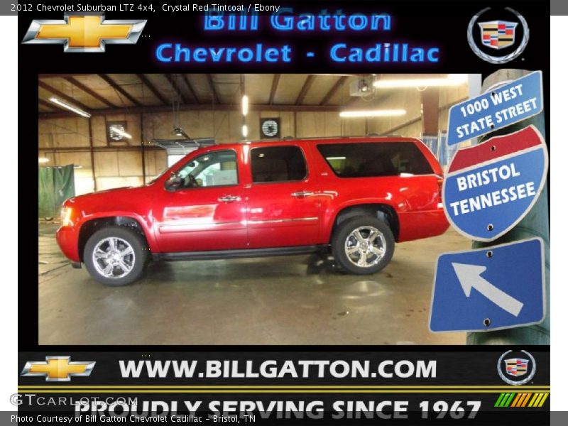 Crystal Red Tintcoat / Ebony 2012 Chevrolet Suburban LTZ 4x4